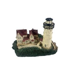 Nobska Point Lighthouse Woods Hole Cape Cod MA Resin Figurine  #25616